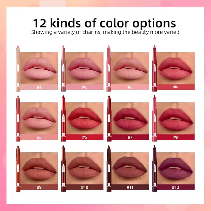 2-in-ip Crayon, lip liner, Lip Liner Pencil, Slim lip 1 L
