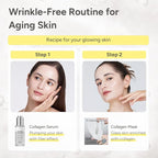 SUNGBOON EDITOR Collagen Glow Bundle Trio : Cream in Serum & Capsule Cream & Deep Collagen Mask(4ea), Gifts for Mom, Korean Skin Care | Christmas Gift Sets
