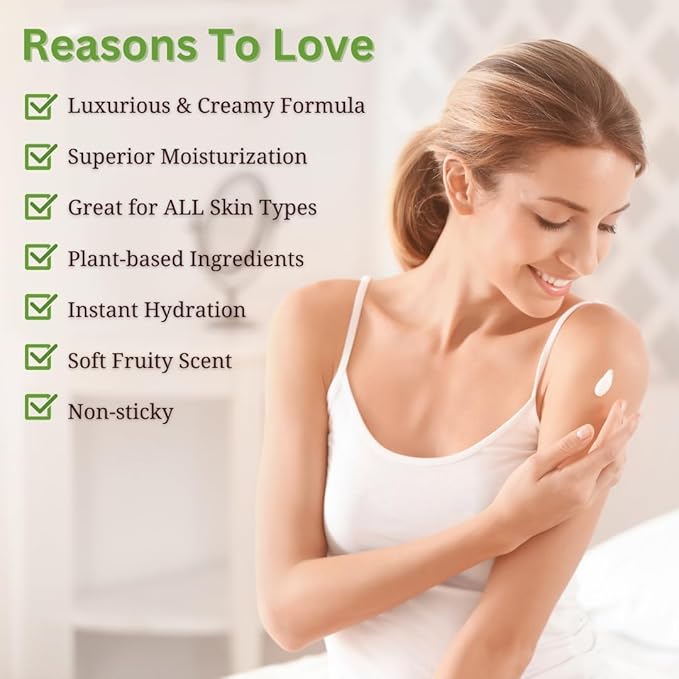 Natural Escapes Lavender & Lemongrass Body Lotion 2-Pack – Hydrating Hand & Body Moisturizer for Dry Sensitive Skin – Vegan Plant-Based Lotion with Ceramides, Aloe Vera & Vitamins – 8oz Each