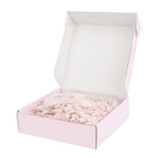 MEEDEE Rose Gold Hair Ties for Women - No Crease Soft Knotted Ribbon Ties, Damage-Free for Ponytails, Yoga, and Bracelets (100 Pack)