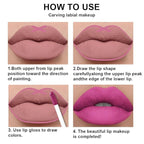 evpct 2Pcs Hot Pink Matte Lip Liner and Lipstick Combo Set for Women, Hot Pink Lip Combo Set Liquid Lips Stick Gloss and Lipliner Stains Set Long Lasting Waterproof, Lips Makeup 24 Hours originale