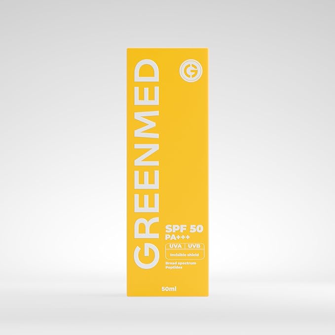 GreenMed SPF 50 Mineral, Facial Moisturizing Cream with Invisible Face Sunscreen,Dermatologist Recommended SPF, Dry-Touch, Water Resistant and Non-Greasy Sunscreen with Broad Spectrum, 1.76 oz