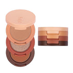 Kaja Beauty Bento Collection - Bouncy Eyeshadow Trio | Warm Honey Tones, Travel Size, 10 Spiked Ginger, 2019 Allure Best of Beauty Award, 0.03 Oz