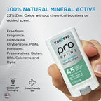 KINeSYS Pro Sport Clear Mineral Sunscreen Stick SPF 45 | SPF Stick Sunblock for Adults & Kids | Broad Spectrum Sun Protection | Water Resistant Travel Size Sunscreen for Face, Body & Vacation | 0.5 Oz