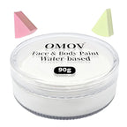 White Face Paint 90g Non-Toxic,Water Activated Face Painting Kit for Kids Adults,SFX Makeup Facepaint Palette for Halloween,Cosplay,Theater Party,Skeleton Skull Joker Special Effects (white)