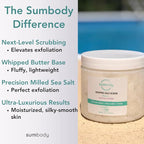 Sumbody Exfoliating Body Salt Scrub (21oz) Dragon Fruit, Antoxidant Rich, All Natural, USA Made, Self Care Gifts For Women, Teens, Men Sensitive Skin Nourishing, Hydrating, Non-Toxic