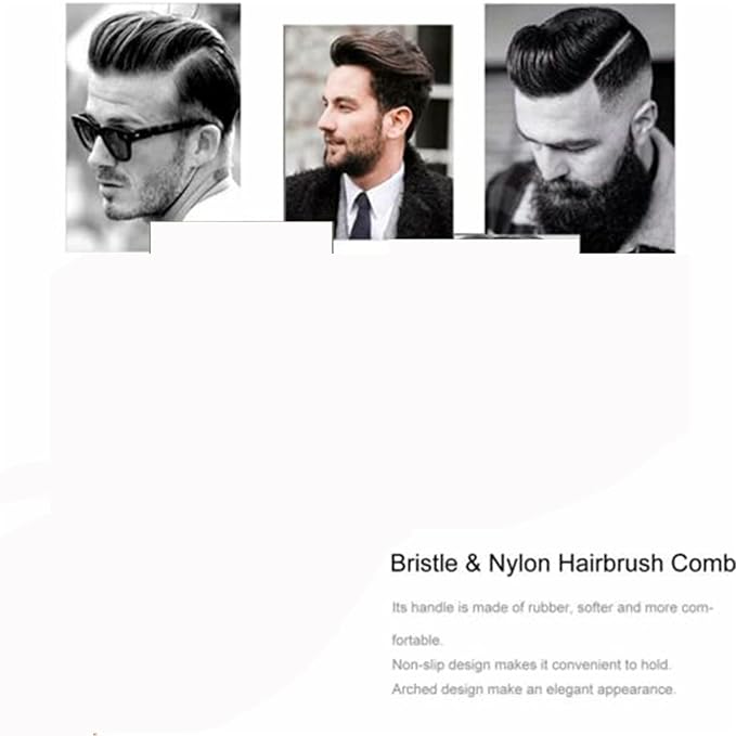 Voremy Magical Brush Detangler, Voremy Hair Brush, Vormey Ultra Detangler Brush, for Wet or Dry Detangling Hair Brush for Men, Women and Kids, Long, Thick, Thin, Curly & Tangled Hair (Gold+Pink)