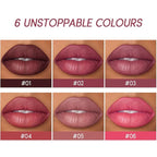 USHAS 2 in 1 Waterproof Lipstick and Lip Liner Combo Set - Long Lasting Matte Lipstick Pen with Lip Liner Set Makeup Kit (G1, Pack of 1)