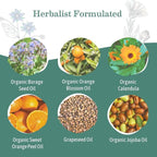 Earth Mama Belly Oil for Dry Skin | Calendula Skin Care Moisturizer Oil to Encourage Natural Elasticity and Help Prevent Stretch Marks During Pregnancy and Postpartum, 4-Fluid Ounce