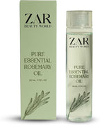 Zar Essential Oil for Skin & Hair: 100% Pure | Reduces Dandruff | Strengthens & Stimulates Hair Growth | Promotes Silky Hair | Enhances Skin Tone & Texture - 50ml (50ML, Rosemary)