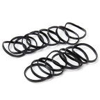 3200 Pcs Elastic Rubber Bands Small Hair Ties Hair Rubber Mini Hair Bands Hair Elastics Tiny Soft Holder Ponytails for Girls (Black)