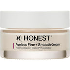 Honest Beauty Ageless Firm and Smooth Cream, Powered by Vegan Collagen Elastin Polypeptides, Firmer Smoother Looking Skin, Fragrance Free, EWG Verified, Cruelty-Free, 1.7 fl oz