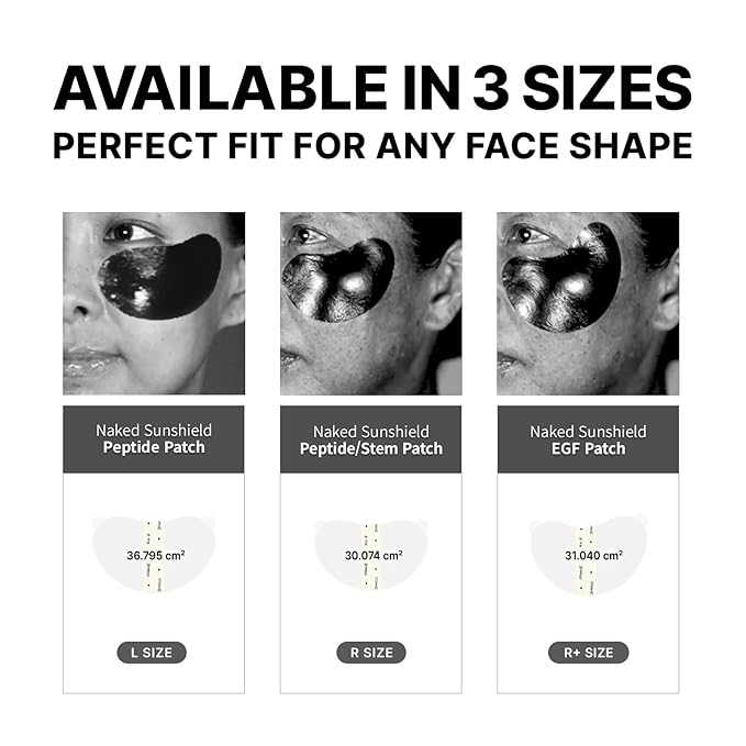 FRANZ - UV Patch UPF 50+ Sun Protection for Daily Outdoor Activities - Breathable Lightweight Comfortable - Peptide for Radiance, Wrinkles, Anti-Aging - 5 pairs