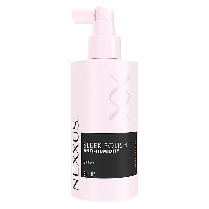 Nexxus Epic Shine Anti-Humidity Spray Heat Protection for Long Lasting, Weightless Shine, with StyleProtect Technology 8 oz