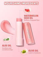 SHEGLAM Pout PHresh Color Changing Moisturizing Lipstick Tinted Lip Balm Magic Temperature Color Change Lipstick-Watermelon