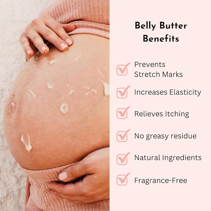 Belly Bundle by Irene Organics - Organic Belly Butter and Oil for Pregnancy Stretch Mark Prevention and Treatment - Award Winning Skincare For Pregnancy and Postpartum - Mother's Day Gift Set (Small)