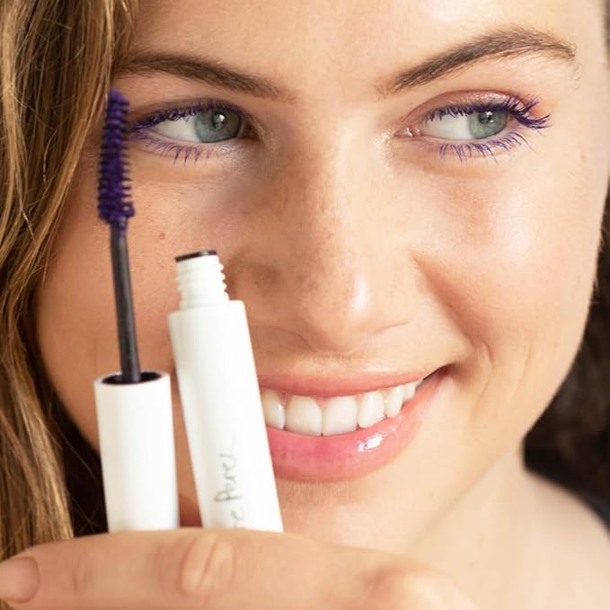 Ere Perez - Natural Almond Oil Mascara | Strengthen, Lengthen, Nourish Lashes | Smudge-Proof, Water Resistant, Low Irritation | Vegan, Cruelty-Free, Clean Beauty (Mauve, 0.35 oz | 10 ml)