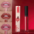 12 Color Cream Lip Gloss, 12 Colors Cream Texture Lipstick Waterproof, Long-Lasting Moisturizing Velvet Lip Gloss，Waterproof Lip Gloss Moisturising Liquid Lipstick(#3#5#12，3pcs)