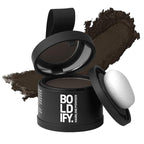 BOLDIFY Hairline Powder - Root Touch Up Hair Color for Gray Coverage - Bald Spot Concealing Hair Powder for Women & Men - 24-Hour Stain-Proof - Ash Brown