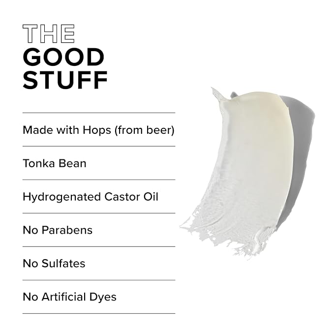 Blind Barber 101 Proof Classic Hair Pomade for Men - Water Based Pomade with Hops & Tonka Bean - Strong Hold & High Shine Finish - Paraben & Sulfate-Free Hair Styling Products (2.5 oz)