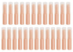 0.14oz Empty Flavored Lip Balm Container Tubes Plastic Homemade Moisturizing Lip Stick with Caps Bulk Fit for Women Adult DIY Making Supplies, 25 Count (Pink)