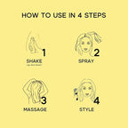 HALOVIDA Dry Shampoo for Women, Dry Shampoo Spray for All Hair Leaves No White Residue, Absorb Oils, Volumizing & Refresh Hair for 72 Hours, 5.07 Fl Oz (Yuzu)