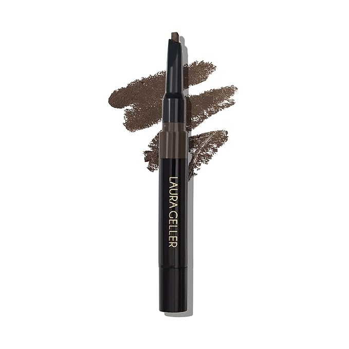 LAURA GELLER NEW YORK Sculpt-n-Stay Waterproof Brow Pencil & Gel- Dark Brown