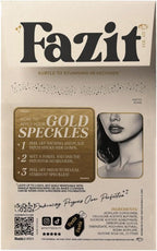 Fazit Makeup Patches - Gold Decollatage Speckles - Glow Up Make-Up Patches - Cute Glitter Makeup Accessories For Women - Cosmetic Glitter