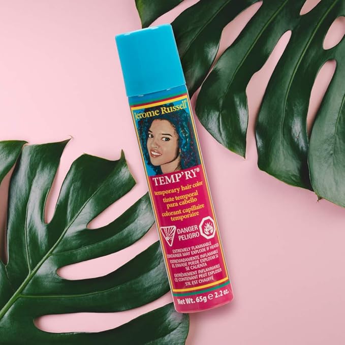 Jerome Russell Temp'ry Spray-on Burgundy Hair Color, 2.2oz x 3 pack