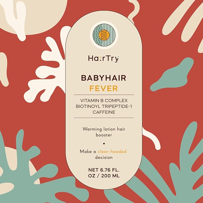 HairTry Babyhair Fever - Thinning Hair Treatment Women - Hair Serum for Hair Loss Prevention - Scalp Serum with Vitamin B Complex, Biotin & Caffeine - Hair Loss Solutions – Net 6.76 Fl. Oz/ 200 ml
