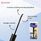 HEROINE MAKE by KISSME Mascara Base for Curl, Volume and Length, Clear MASCARA Primer with Argan Oil, Camellia Oil & Squalane, Transparent Type, Ideal Alone or Under Mascara, Made in Japan, CLEAR 1 EA