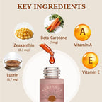 Tanning Drops to Drink | Oral Sunless Tanning Drops for Natural Sun-Kissed Glow | Vegan, Watermelon Flavor for Face & Body | Supports Healthy Skin Radiance for All Skin Types | 1.69 Fl Oz (M-1Pack)