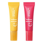 e.l.f. Squeeze Me More Lip Balm Duo, Moisturizing Balm For A Sheer Tint Of Color, Made With Hyaluronic Acid, Vegan & Cruelty-Free, Mango & Watermelon (Pack of 2)
