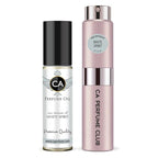 CA Perfume Duo Impression of White Spirit For Women Perfume Layering Set Long Lasting Travel Size EDP + Body Oil Roll-On Bottle 0.27 Fl Oz+0.33 Fl Oz