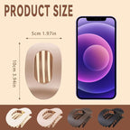 8 Piece French Flat Hair Clips for Women – Matte No-Slip duckbill Claw Barrettes for Thick & Thin Hair, Side Slide Volume Clips for Girls