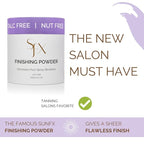 SunFX Post Spray Tan Translucent Finishing Powder | Talc Free | Sunless Tanning Setting Powder | Shimmer | (4.00 Ounce (Pack of 1), Lavender Haze)