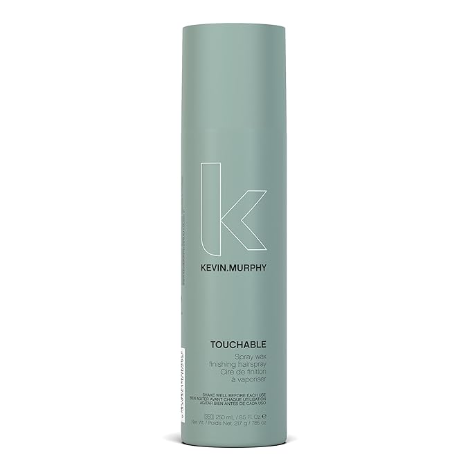 KEVIN.MURPHY TOUCHABLE - Spray Wax Finishing Hair Spray - For All Hair Types - Hair Styling for Texture & Hold - Long Lasting - With Milk Thistle & Carrot Seed Oil - 250 mL / 8.4 fl oz