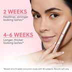 2 in 1 Lash and Brow Growth Serum - Hormone-Free Enhancer for Thicker, Longer Lashes and Brows in 2 Weeks - Organic, Vegan and Gentle