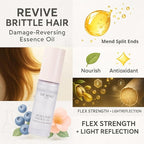 DEMIKI Hair Oil Japanese Hair Care,Hair Oil for Frizzy Hair,Anti Frizz Hair Products for Women,Hair Moisturizer,Hair Perfume Oil,Hair Beauty Products,Hair Serum for Frizzy and Damaged Hair 1.18fl.oz