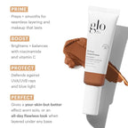 Glo Skin Beauty Oil-Free Tinted Primer SPF 30, (Deep) 1.7 oz - Mineral Makeup for Face, 4-in-1 Foundation Primer, Sheer Coverage, Skincare & Sunscreen With Broad Spectrum UVA/UVB Protection