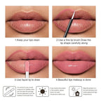 Kaely Longwear No-Budge Lipstick for Women, Highly Pigmented Liquid Lip Color Makeup, Non-Transfer Lip Gloss Stain Waterproof Smudge Proof 24 Hour, Instant Shine, Vegan & Cruelty-Free, 19 PINK FLIP