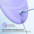 COSLUS Facial Cleansing Brush Face Scrubber : Silicone Waterproof Rechargeable Face Wash Brush, 5 Cleansing Modes, Electric Deep Cleaning for Men & Women, Removing Blackhead, Exfoliating, Massaging