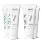 Shapiro MD Hair Growth Experts Hair Loss Shampoo and Conditioner, DHT Fighting Vegan Formula for Thinning Hair Developed by Dermatologists, Experience Healthier & Thicker Hair - 2 Month Supply