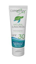 Caribbean Sol Natural Sunscreen SPF30, 4oz - Mineral, Coral Reef Safe Sunscreen Lotion for Body, Non-Nano Zinc Oxide Sunblock, Oxybenzone Free Sun Care, Minimal White Cast, For All Ages and Skin Types