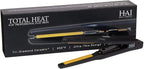 HAI Convertable Total Heat 4/10" in - Flat Iron with Tri-Diamond Ceramic Plates for Highly Textured Hair, 140°F to 450°F.