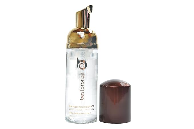Best Bronze Clear Self Tanner Mousse – Sunless Tanner Foam for Customizable Self Tan, Light to Dark Fake Tan – Vegan Tanning Mousse for a Bronze Glow – Sunless Tanning Foam (5.07 Fl Oz)
