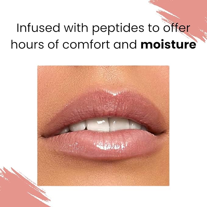 nude envie - Lip Gloss - High-Shine Finish - Moisturizing & Easy Application - Luxury Hydration - Non-Sticky Formula - With Vitamin E & Jojoba Oil - Vegan, Paraben-Free & Cruelty-Free - Affection