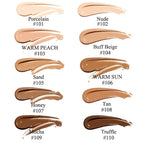 2 Pack PHOERA Foundation 101- Porcelain and102- Nude, Foundation Makeup