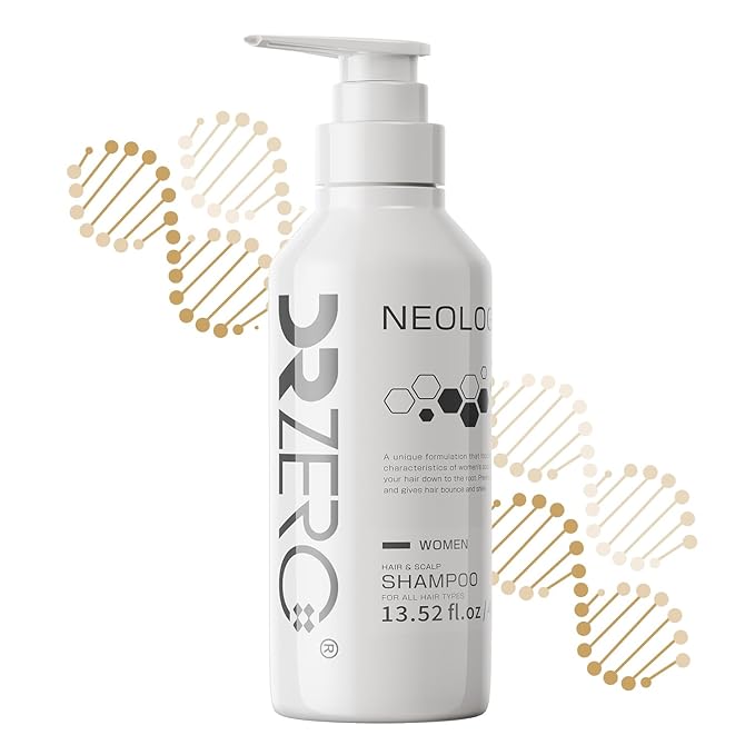 DR ZERO NEOLOGY Hair Growth Shampoo for Women, 13.5 oz/400ml, Volumizing Thickening & Anti Hair Loss Regrowth Treatment, Clinically Tested for Hair Thinning with Redensyl, Japanese Hair Care Products