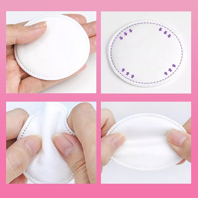 200 Cotton Pads, Individually Wrapped Cotton Rounds Travel Size, Makeup Remover Pads for Eye, Nail Polish, Face Cleansing Pads Hotel Amenities
